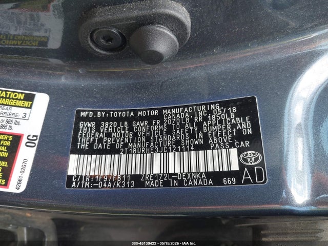 Toyota Corolla Le
