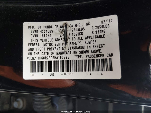 Honda Accord Ex