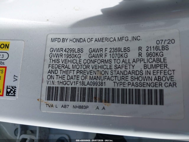 Honda Accord Lx