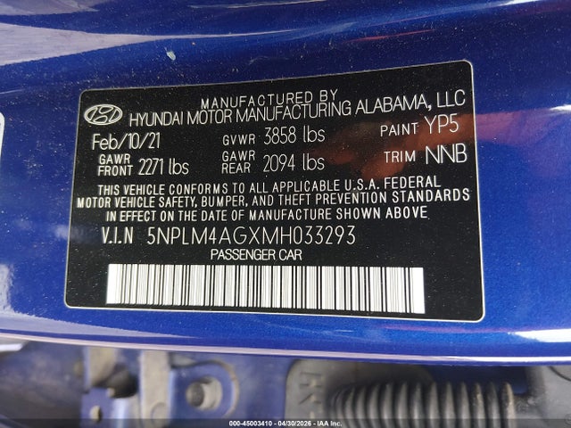 Hyundai ELANTRA Sel