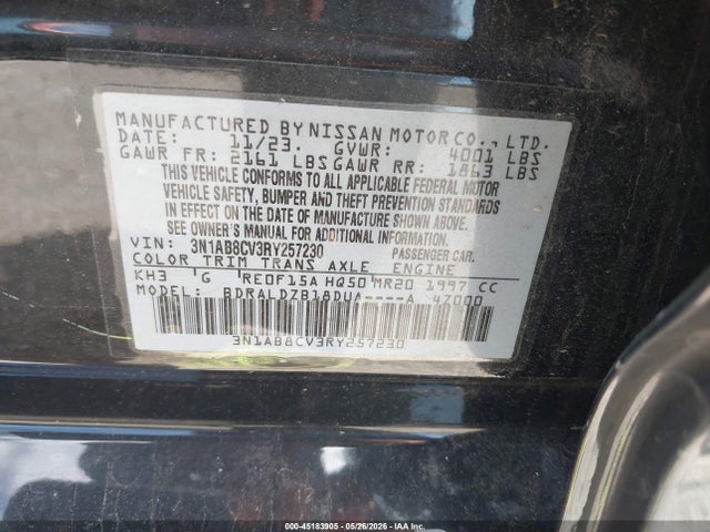 Nissan Sentra Sv Xtronic Cvt