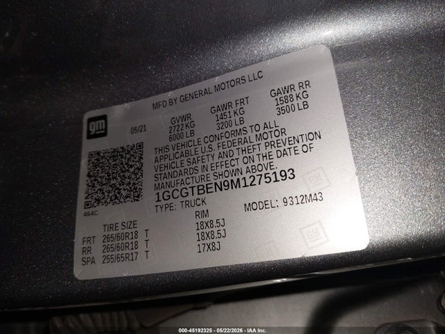 Chevrolet Colorado 4wd  Short Box Wt