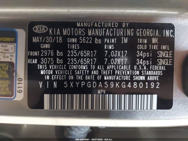 Kia Sorento 3.3l Lx