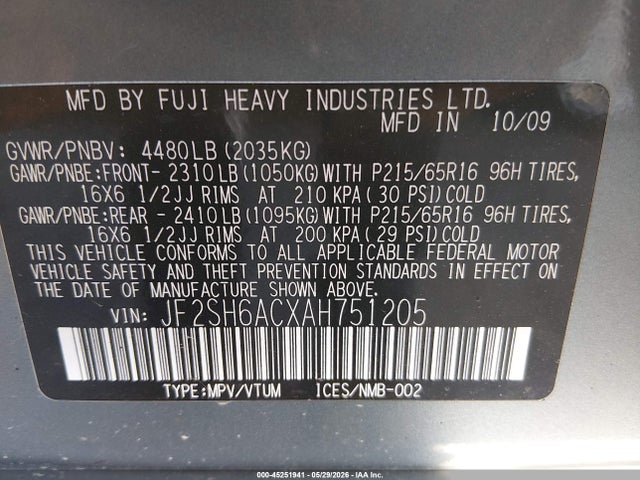 Subaru Forester 2.5x