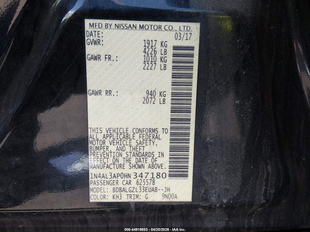 Nissan Altima 2.5 S