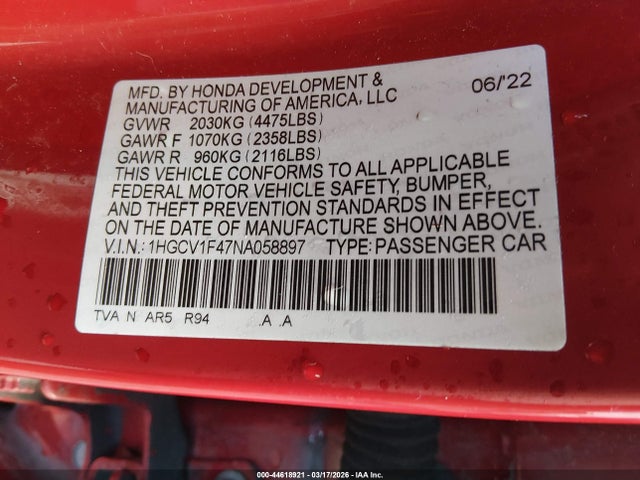 Honda Accord Sport Special Edition