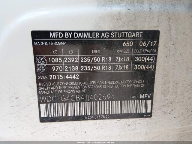 Mercedes-Benz GLA 4matic