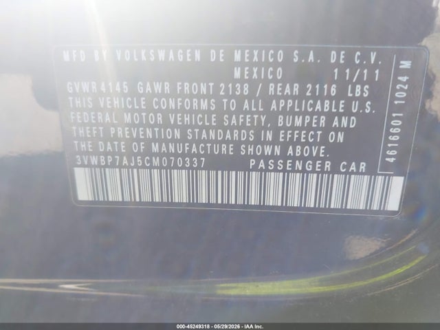 Volkswagen Jetta 2.5l Se