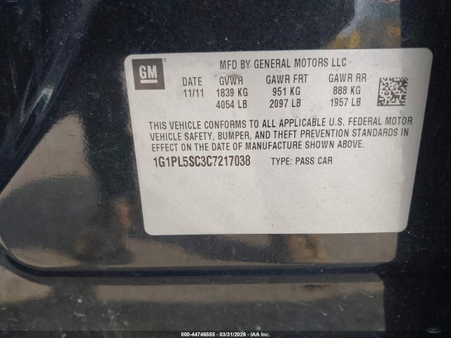 Chevrolet Cruze 1lt
