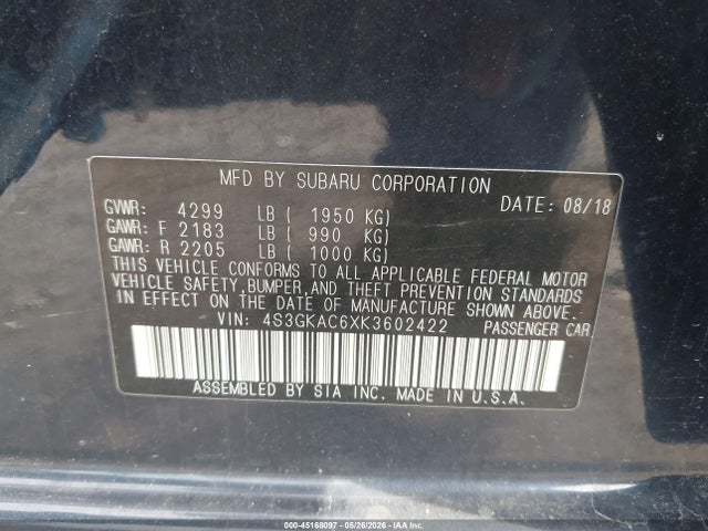 Subaru Impreza 2.0i Premium