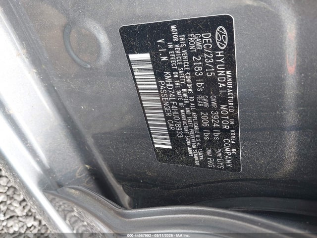 Hyundai ELANTRA Se