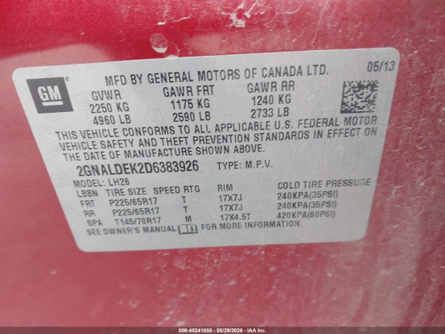 Chevrolet Equinox 1lt