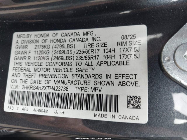 Honda CR-V Lx Awd