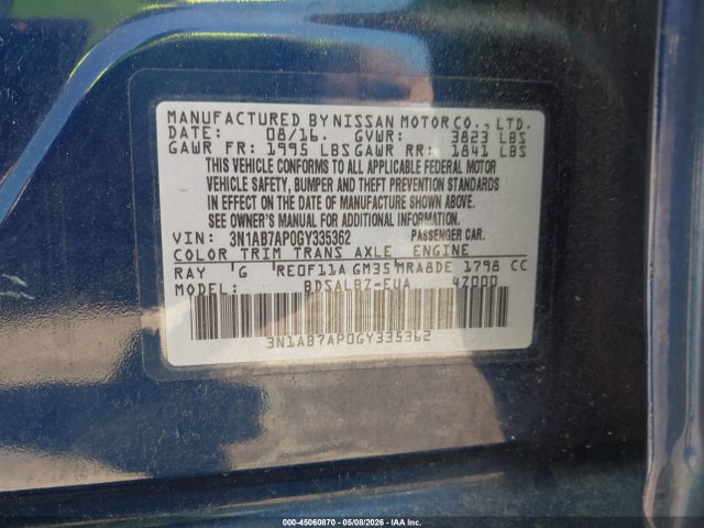 Nissan Sentra S