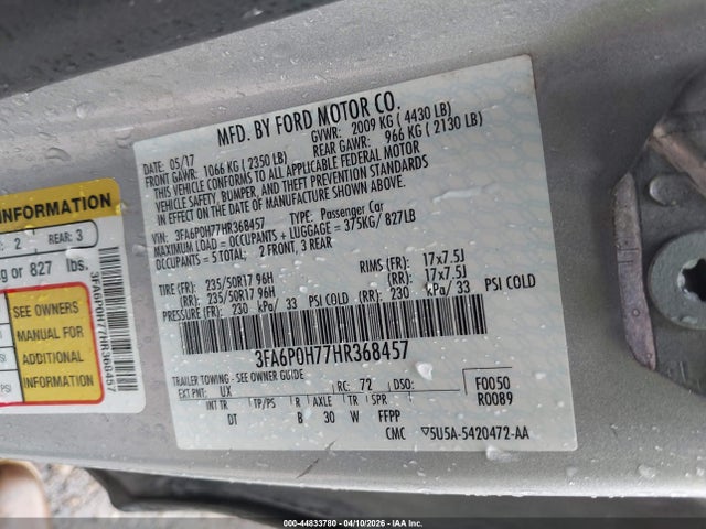 Ford Fusion Se