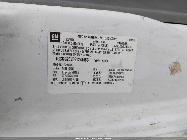 Chevrolet Express Work Van