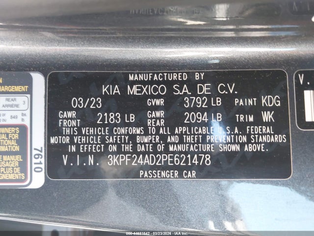 Kia Forte Lxs