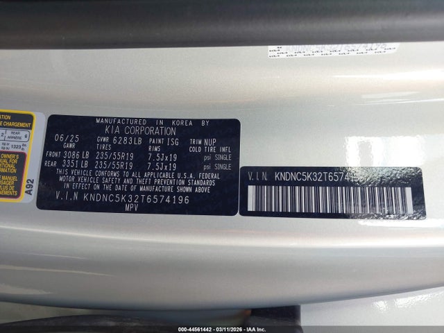 Kia Carnival Ex