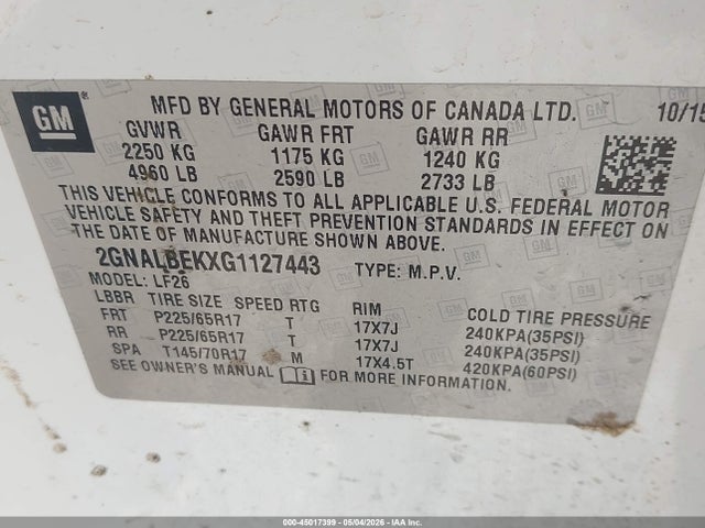 Chevrolet Equinox Ls
