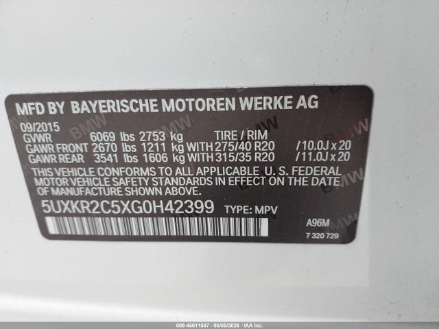 BMW X Series Sdrive35i