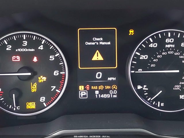 Subaru Outback Onyx Edition Xt