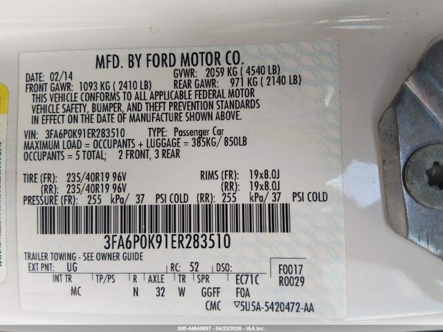 Ford Fusion Titanium