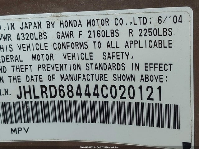 Honda CR-V Lx