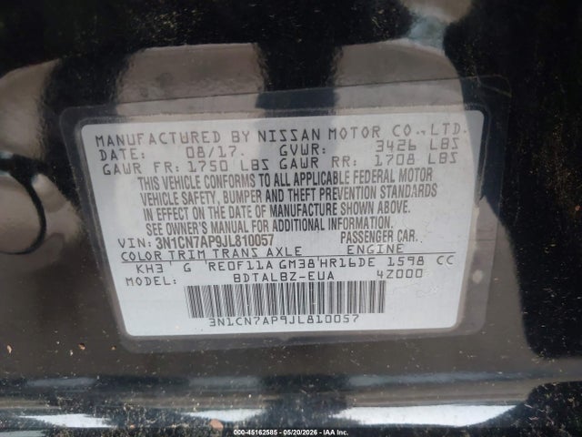 Nissan Versa 1.6 Sv