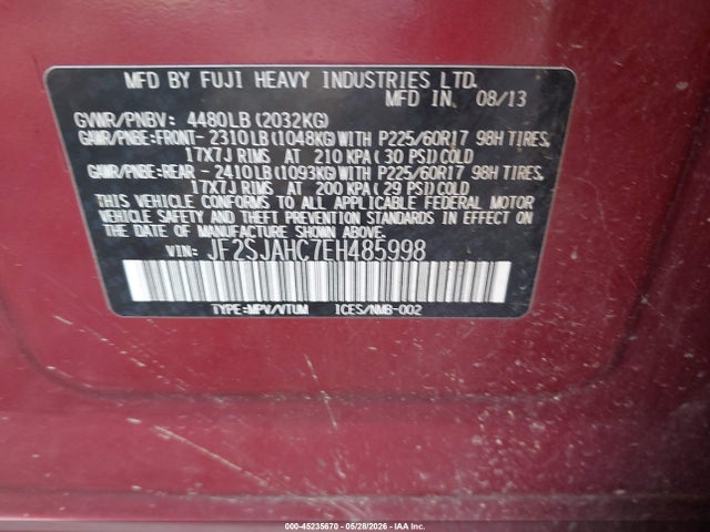Subaru Forester 2.5i Limited