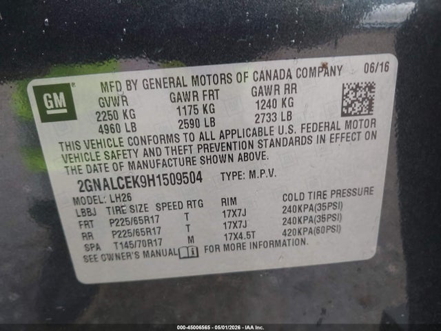 Chevrolet Equinox Lt