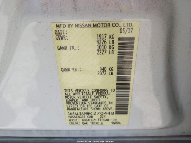 Nissan Altima 2.5 S