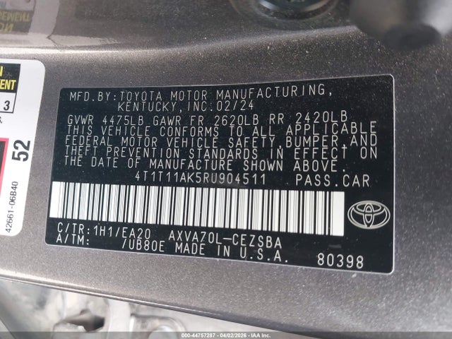 Toyota Camry Se