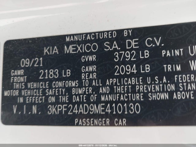 Kia Forte Lxs