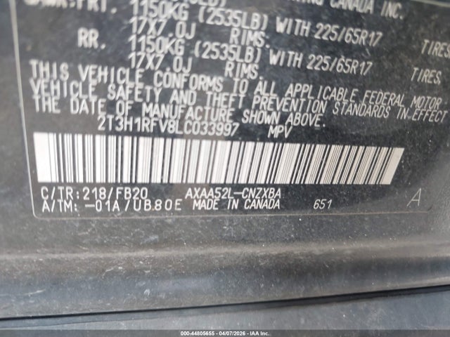Toyota RAV4 Le