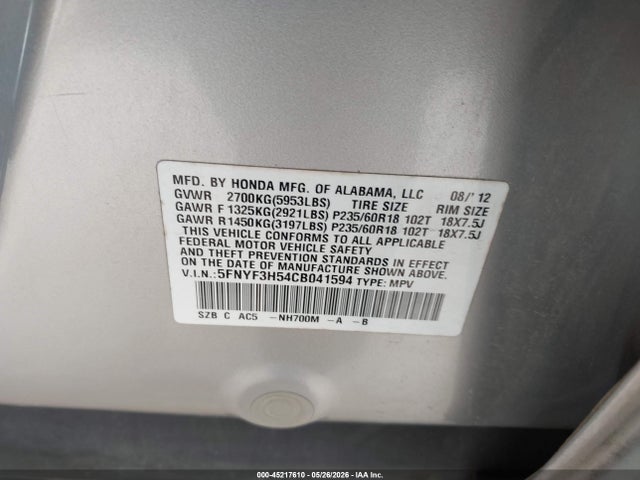 Honda Pilot Ex-l