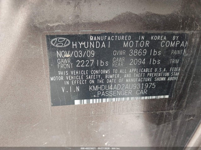 Hyundai ELANTRA Gls