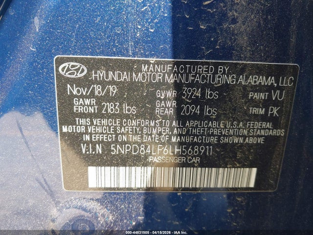 Hyundai ELANTRA Sel