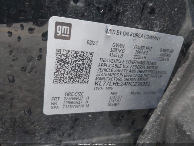 Chevrolet Trax Fwd Lt