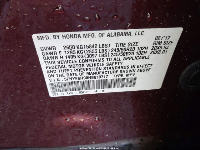Honda Pilot Touring