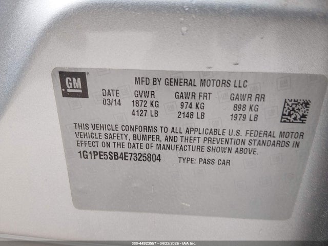 Chevrolet Cruze 2lt Auto