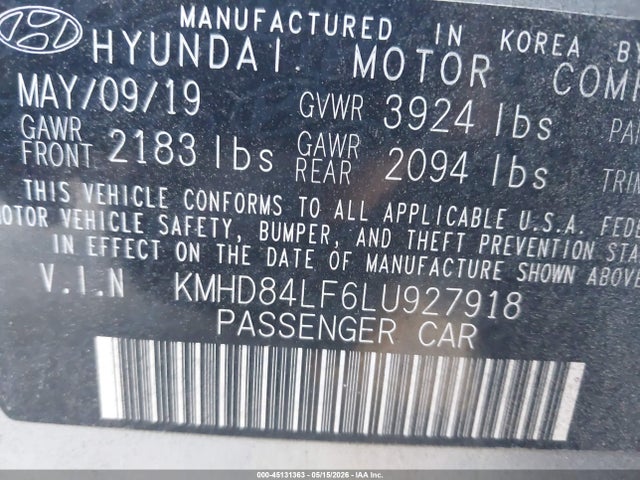 Hyundai ELANTRA Sel