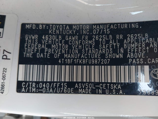 Toyota Camry Se