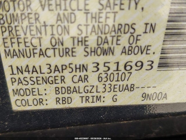 Nissan Altima 2.5 S