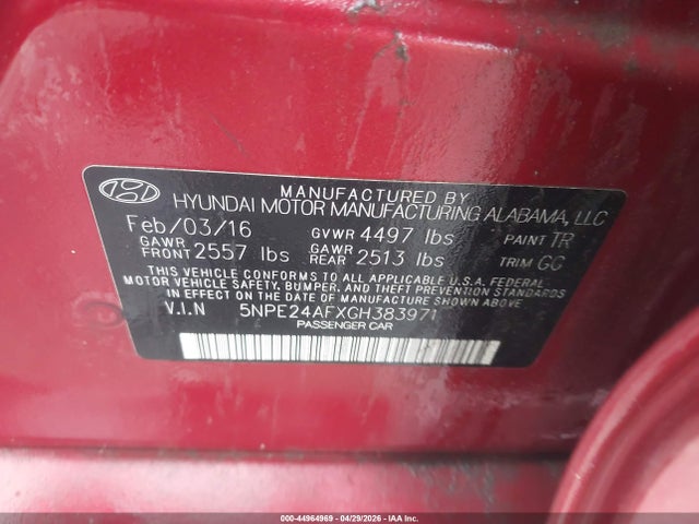 Hyundai SONATA Se