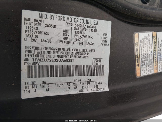 Ford Explorer Xls