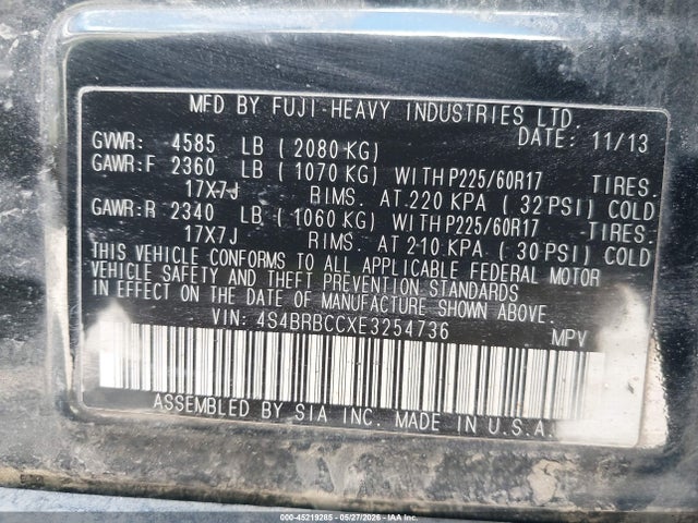 Subaru Outback 2.5i Premium