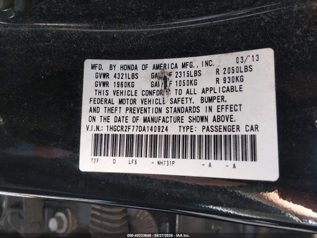 Honda Accord Ex