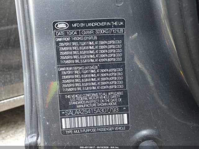 Land Rover LR3 Se