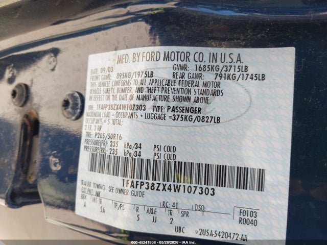 Ford Focus Zts