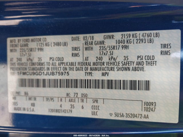 Ford Escape Se